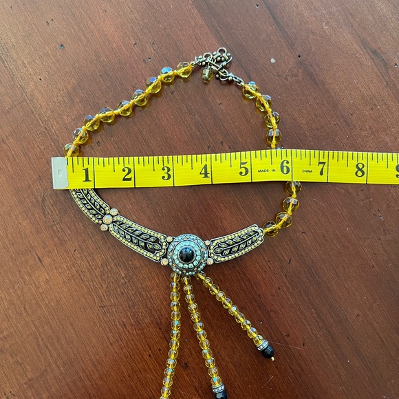 NIB La Vintage Vintage Tigress Asymmetrical Necklace - Picture 10 of 11